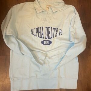 Light Blue Alpha Delta Pi Sweatshirt